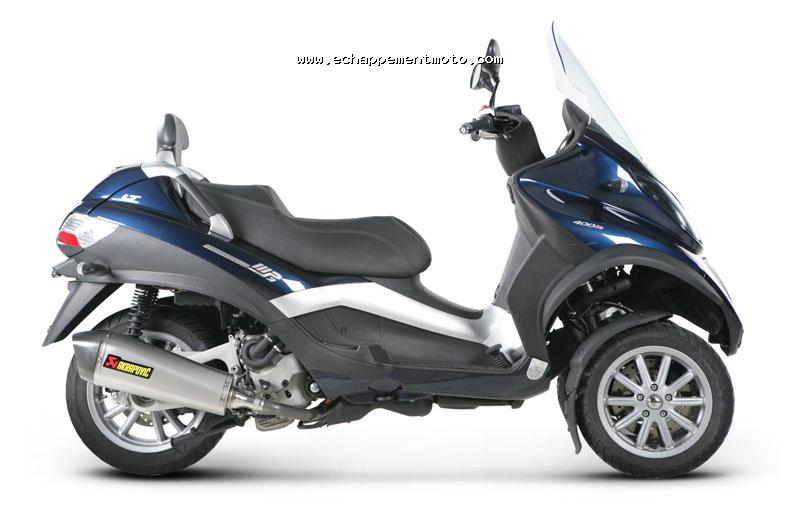 ECHAPPEMENT PIAGGIO MP3 400 AKRAPOVIC